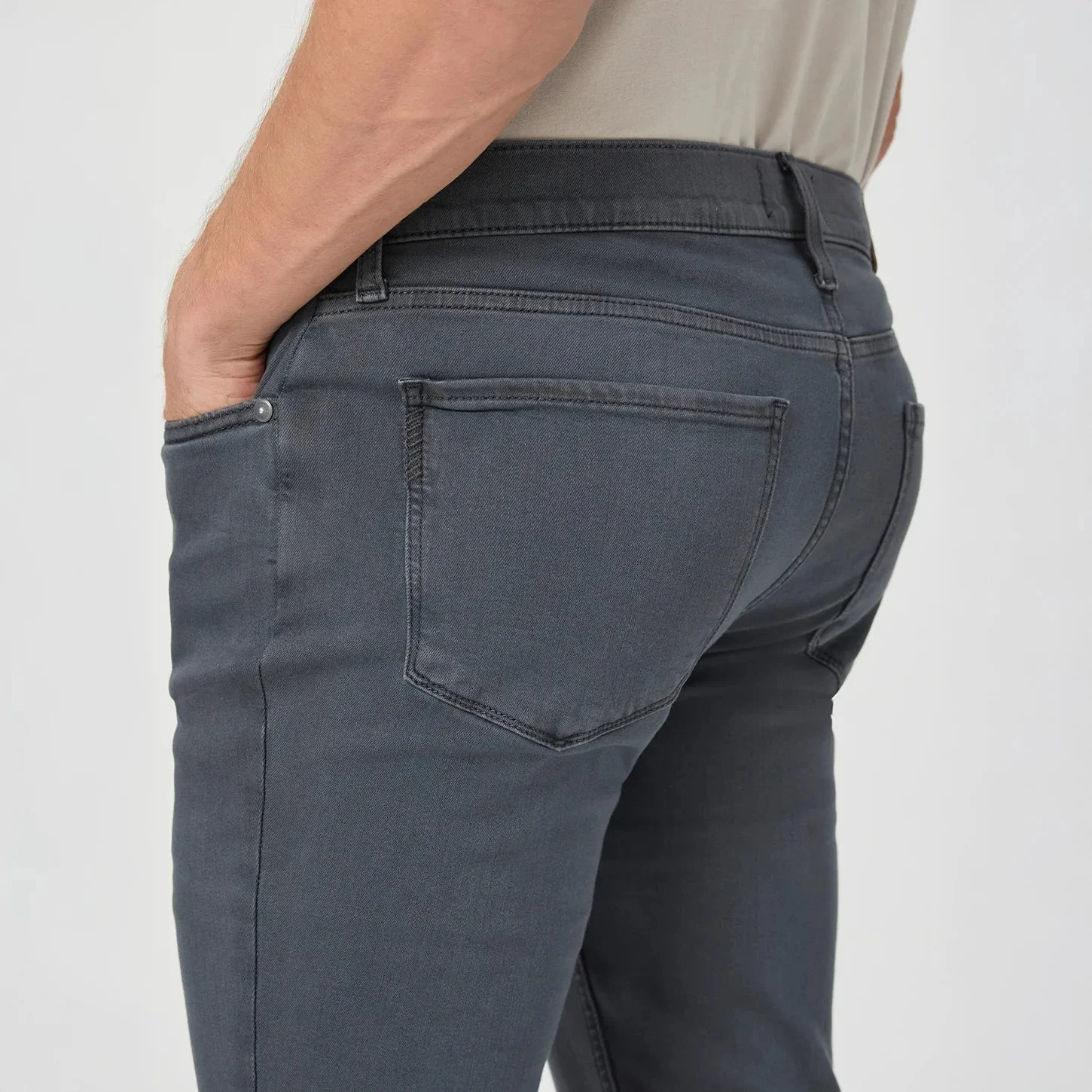 Lennox - Vintage Onyx Blue - Slim Fit Five Pocket Jean - PAIGE 7 Lennox - Vintage Onyx Blue - Slim Fit Five Pocket Jean - PAIGE - Image 5