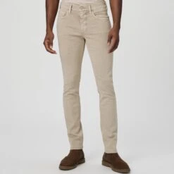 Lennox - Vintage Moroccan Clay (Beige) - Slim Fit Transcend Jeans - PAIGE 8 Lennox - Vintage Moroccan Clay (Beige) - Slim Fit Transcend Jeans - PAIGE -ETON Store M653799 C201 02