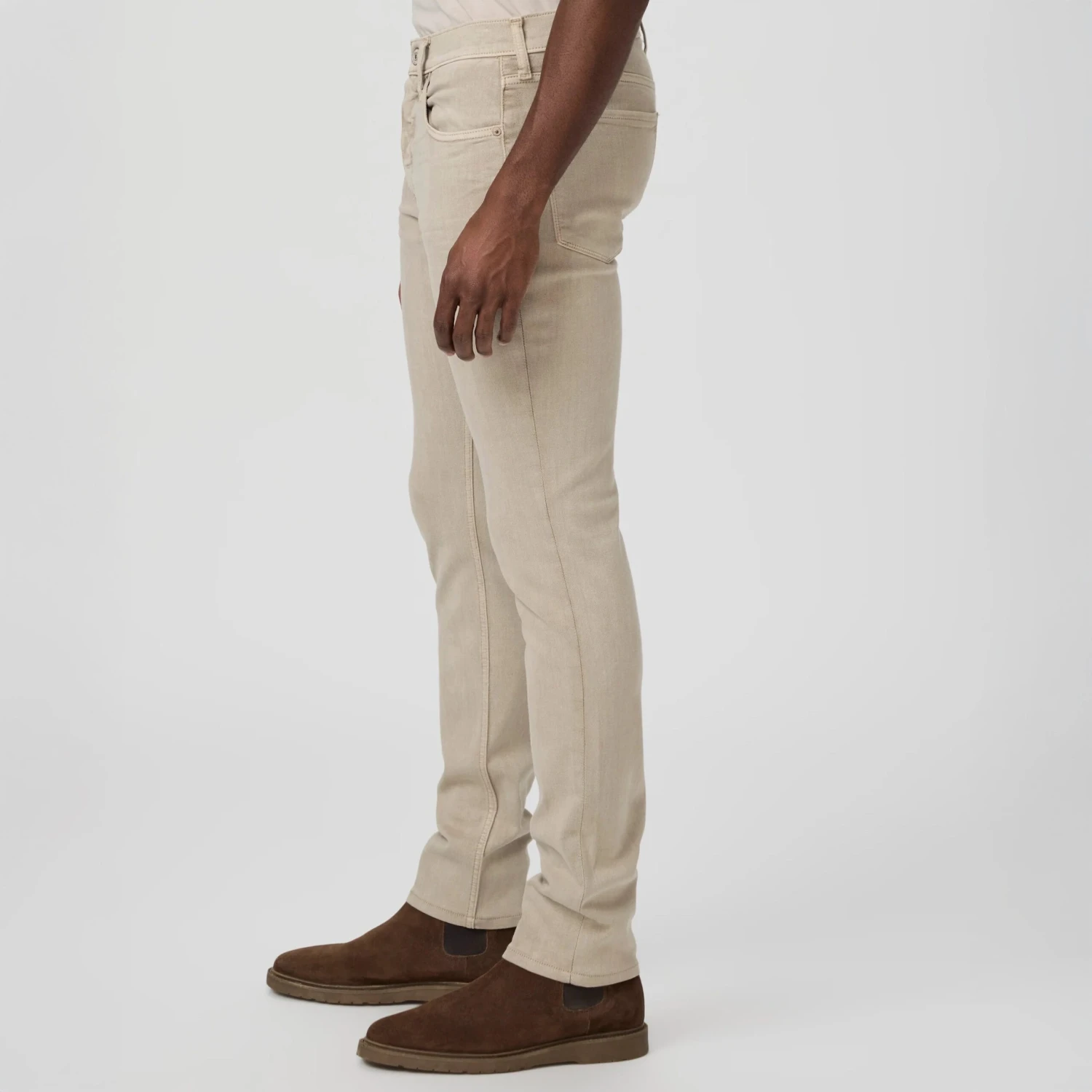 Lennox - Vintage Moroccan Clay (Beige) - Slim Fit Transcend Jeans - PAIGE 5 Lennox - Vintage Moroccan Clay (Beige) - Slim Fit Transcend Jeans - PAIGE - Image 3
