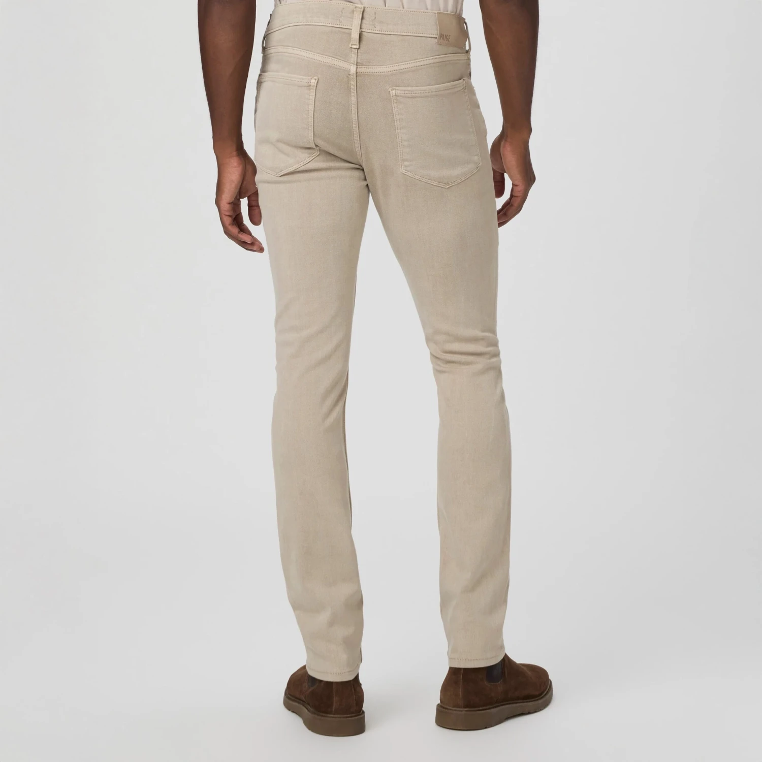 Lennox - Vintage Moroccan Clay (Beige) - Slim Fit Transcend Jeans - PAIGE 6 Lennox - Vintage Moroccan Clay (Beige) - Slim Fit Transcend Jeans - PAIGE - Image 4