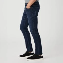 Lennox - Portola - Slim Fit Five Pocket Blue Dark Wash Jean - PAIGE 9 Lennox - Portola - Slim Fit Five Pocket Blue Dark Wash Jean - PAIGE -ETON Store M653F72 B670 03