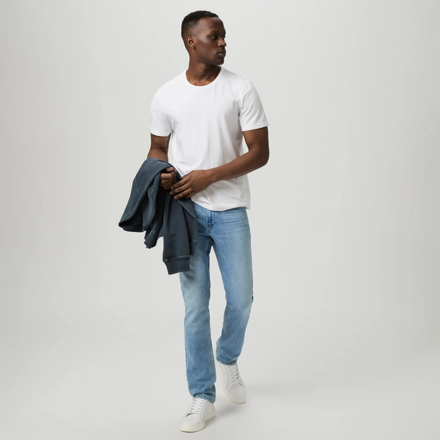 Lennox - Emberton - Blue Light Wash Slim Fit Vintage Transcend Jeans - PAIGE 3 Lennox - Emberton - Blue Light Wash Slim Fit Vintage Transcend Jeans - PAIGE
