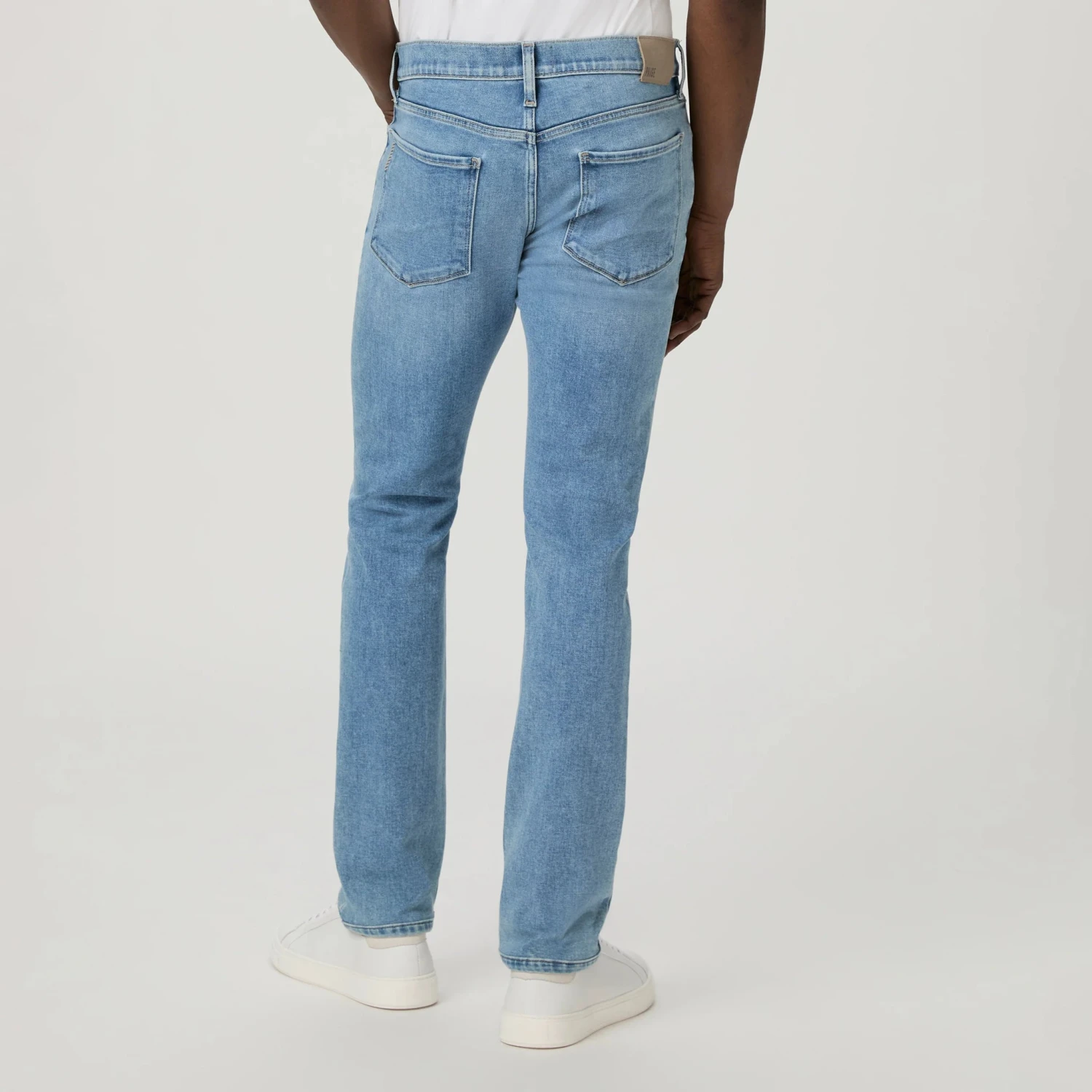Lennox - Emberton - Blue Light Wash Slim Fit Vintage Transcend Jeans - PAIGE 7 Lennox - Emberton - Blue Light Wash Slim Fit Vintage Transcend Jeans - PAIGE - Image 5