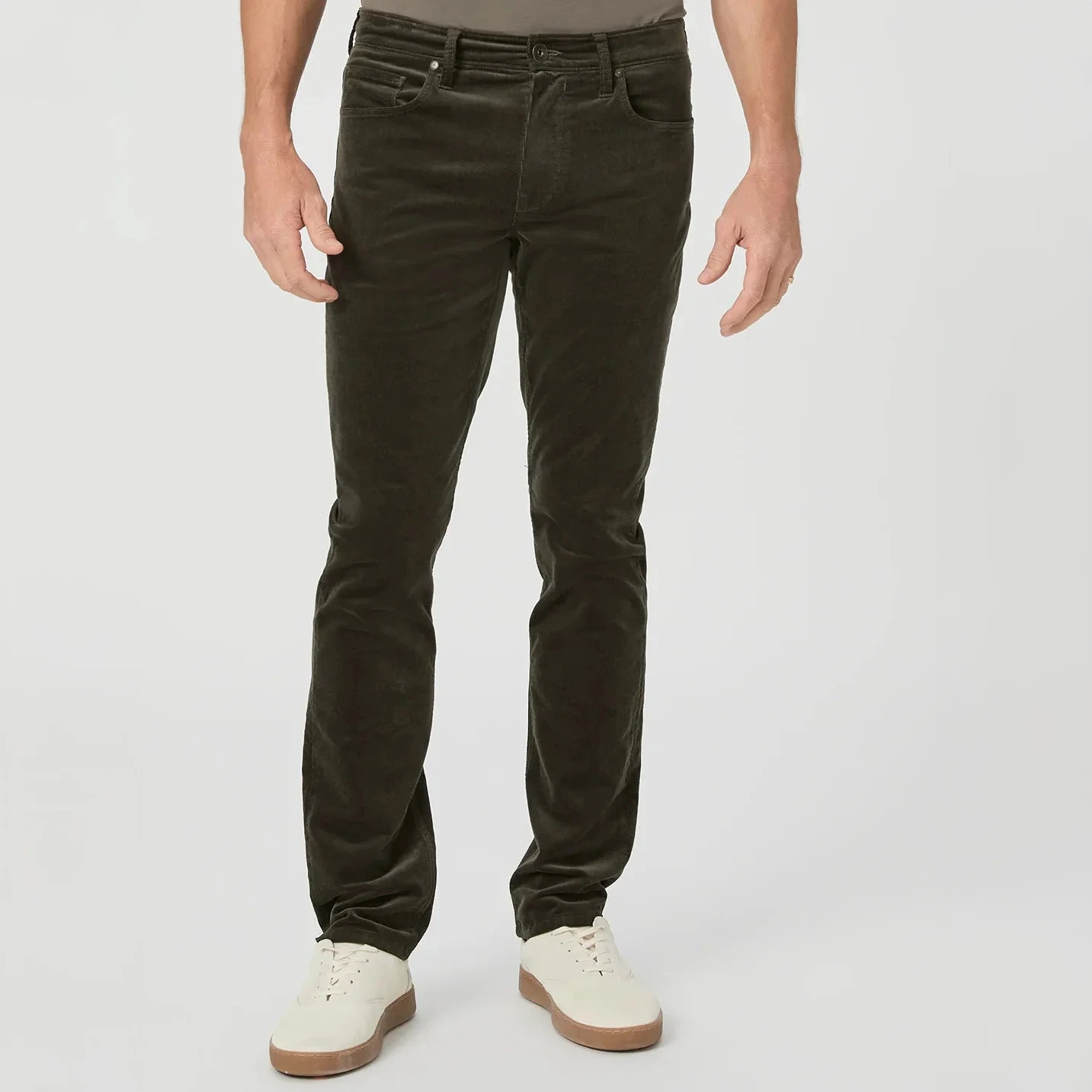Shaded Glen (Green) Corduroy – Lennox Slim Fit Jeans - PAIGE 3 Shaded Glen (Green) Corduroy – Lennox Slim Fit Jeans - PAIGE
