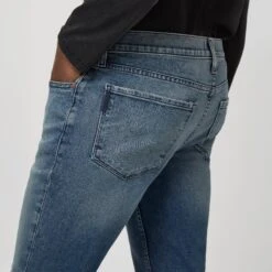 Lennox - Cheo - Slim Fit Five Pocket Blue Stone Wash Heritage Jean - PAIGE 11 Lennox - Cheo - Slim Fit Five Pocket Blue Stone Wash Heritage Jean - PAIGE -ETON Store M653O10 B953 05