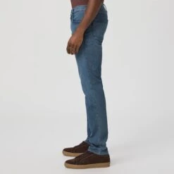 Lennox - Dego - Slim Fit Mid Blue Wash Transcend Jeans - PAIGE 9 Lennox - Dego - Slim Fit Mid Blue Wash Transcend Jeans - PAIGE -ETON Store M655I95 B935 03