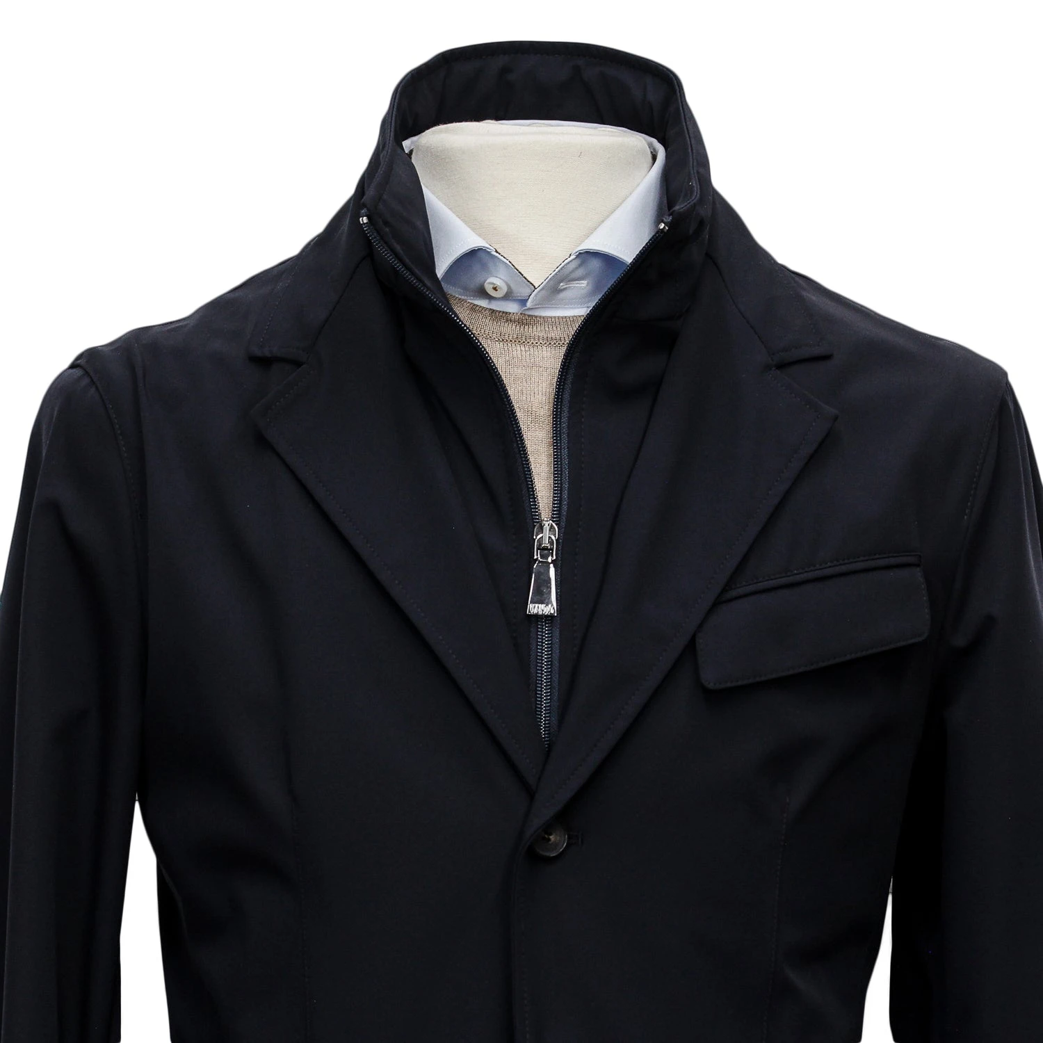 Black Technical Sport Jacket Rain Coat - MANTO 5 Black Technical Sport Jacket Rain Coat - MANTO - Image 3