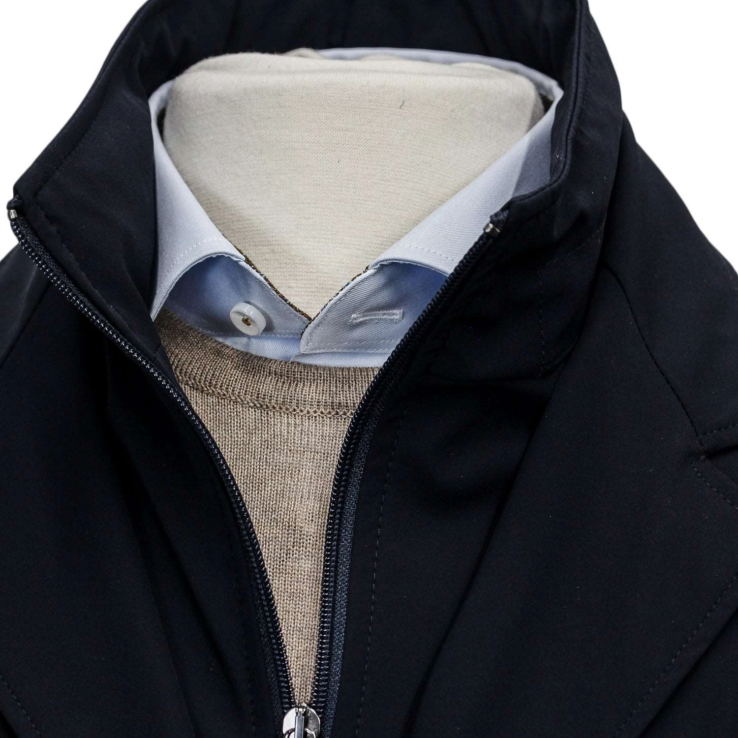 Black Technical Sport Jacket Rain Coat - MANTO 7 Black Technical Sport Jacket Rain Coat - MANTO - Image 5