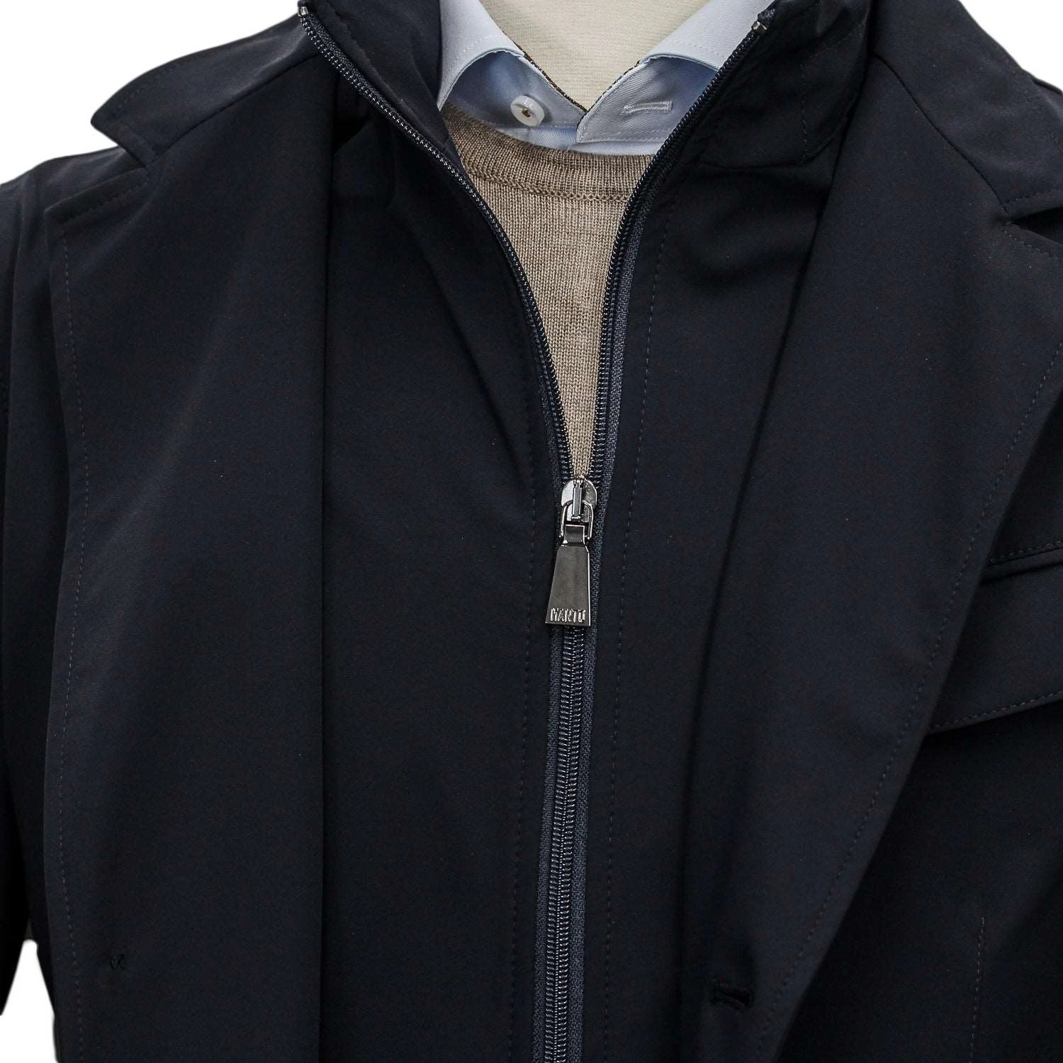 Black Technical Sport Jacket Rain Coat - MANTO 8 Black Technical Sport Jacket Rain Coat - MANTO - Image 6