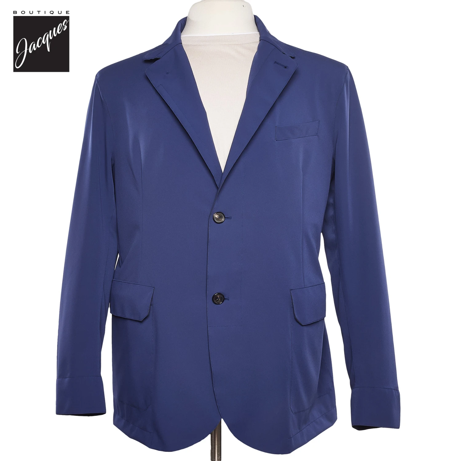 High Blue Nylon Technical Chore Jacket - MANTO 3 High Blue Nylon Technical Chore Jacket - MANTO