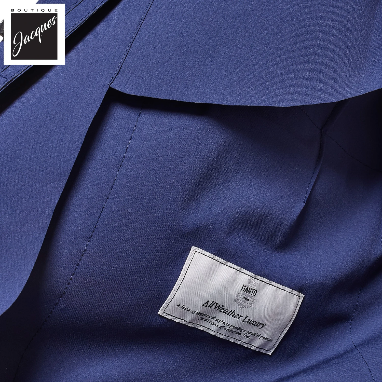 High Blue Nylon Technical Chore Jacket - MANTO 6 High Blue Nylon Technical Chore Jacket - MANTO - Image 4