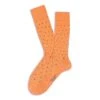 Salmon (Orange) Polka Dot Pima Cotton Mid-Calf Socks - Marcoliani 1 Salmon (Orange) Polka Dot Pima Cotton Mid-Calf Socks - Marcoliani -ETON Store MAR2776T 061 1