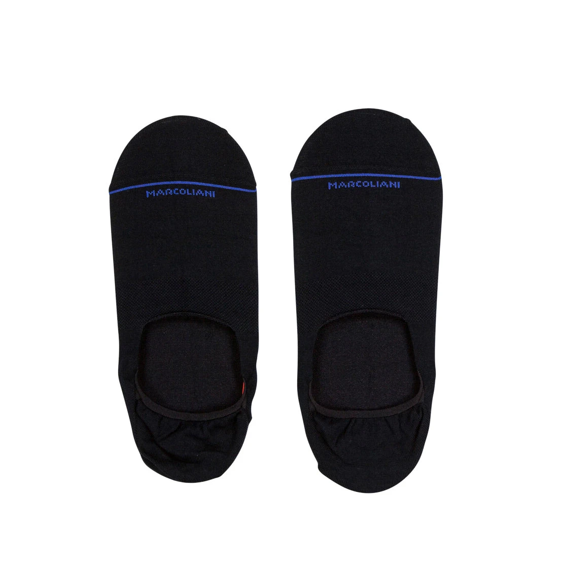 Navy Invisible Touch No-Show Socks - Marcoliani 4 Navy Invisible Touch No-Show Socks - Marcoliani - Image 2