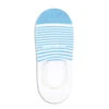 White & Blue Stripe Invisible Touch No-Show Socks - Marcoliani 2 White & Blue Stripe Invisible Touch No-Show Socks - Marcoliani -ETON Store MAR3311S 347 1