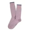 Pink Volo Motif Pima Cotton Mid-Calf Socks - Marcoliani 2 Pink Volo Motif Pima Cotton Mid-Calf Socks - Marcoliani -ETON Store MAR4540T 022 1