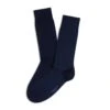 Navy Blue Classic Plain Fresh Of Modal Mid-Calf Socks - Marcoliani 2 Navy Blue Classic Plain Fresh Of Modal Mid-Calf Socks - Marcoliani -ETON Store MAR4542T 001 1