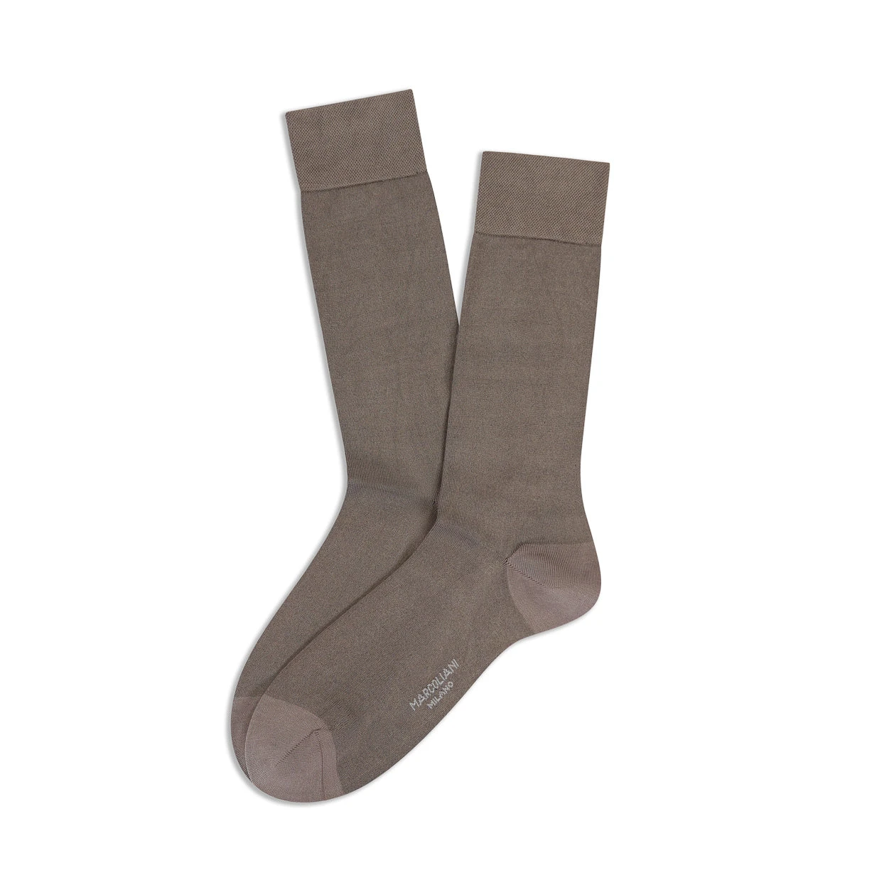 Cappuccino Brown Classic Plain Fresh Of Modal Mid-Calf Socks - Marcoliani 3 Cappuccino Brown Classic Plain Fresh Of Modal Mid-Calf Socks - Marcoliani