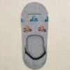 Silver Grey Italian Scooter Pima Cotton Invisible Touch No-Show Socks - Marcoliani 1 Silver Grey Italian Scooter Pima Cotton Invisible Touch No-Show Socks - Marcoliani -ETON Store MAR4559S 303
