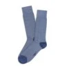 Light Denim Blue Fresh Of Modal Micro Dots Mid-Calf Socks - Marcoliani -ETON Store MAR4618T 102 1
