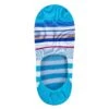 Turquoise Rainbow Stripe Pima Cotton Invisible Touch No-Show Socks - Marcoliani 1 Turquoise Rainbow Stripe Pima Cotton Invisible Touch No-Show Socks - Marcoliani -ETON Store MAR4644S 025 1