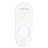White Invisible Touch Micro-Cushion Pima Cotton No-Show Socks - Marcoliani