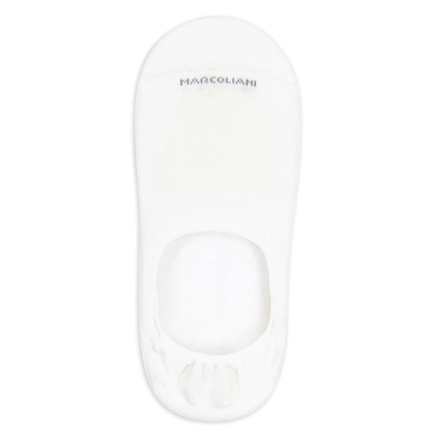 White Invisible Touch Micro-Cushion Pima Cotton No-Show Socks - Marcoliani 3 White Invisible Touch Micro-Cushion Pima Cotton No-Show Socks - Marcoliani