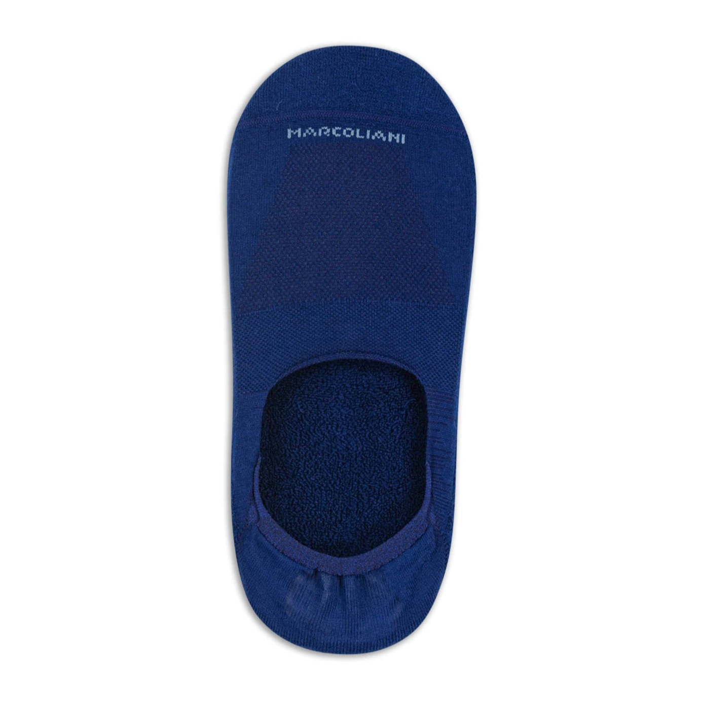 Royal Blue Invisible Touch Micro-Cushion Pima Cotton No-Show Socks - Marcoliani 3 Royal Blue Invisible Touch Micro-Cushion Pima Cotton No-Show Socks - Marcoliani