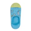 Turquoise Gin Tonic Pima Cotton Invisible Touch No-Show Socks - Marcoliani