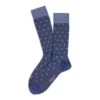 Asphalt Gray Fresh Of Modal Tailor Flowers Mid-Calf Socks - Marcoliani