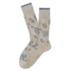 Beige Fresh Of Modal Bimala Flower Mid-Calf Socks - Marcoliani 1 Beige Fresh Of Modal Bimala Flower Mid-Calf Socks - Marcoliani -ETON Store MAR4758T 035 1