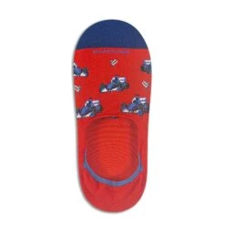 Red Racing Car Invisible Touch No-Show Socks - Marcoliani