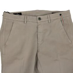 Taupe Twill Stretch Slim Fit Chino - Mason's 7 Taupe Twill Stretch Slim Fit Chino - Mason's -ETON Store MASONS JERE10 259 3