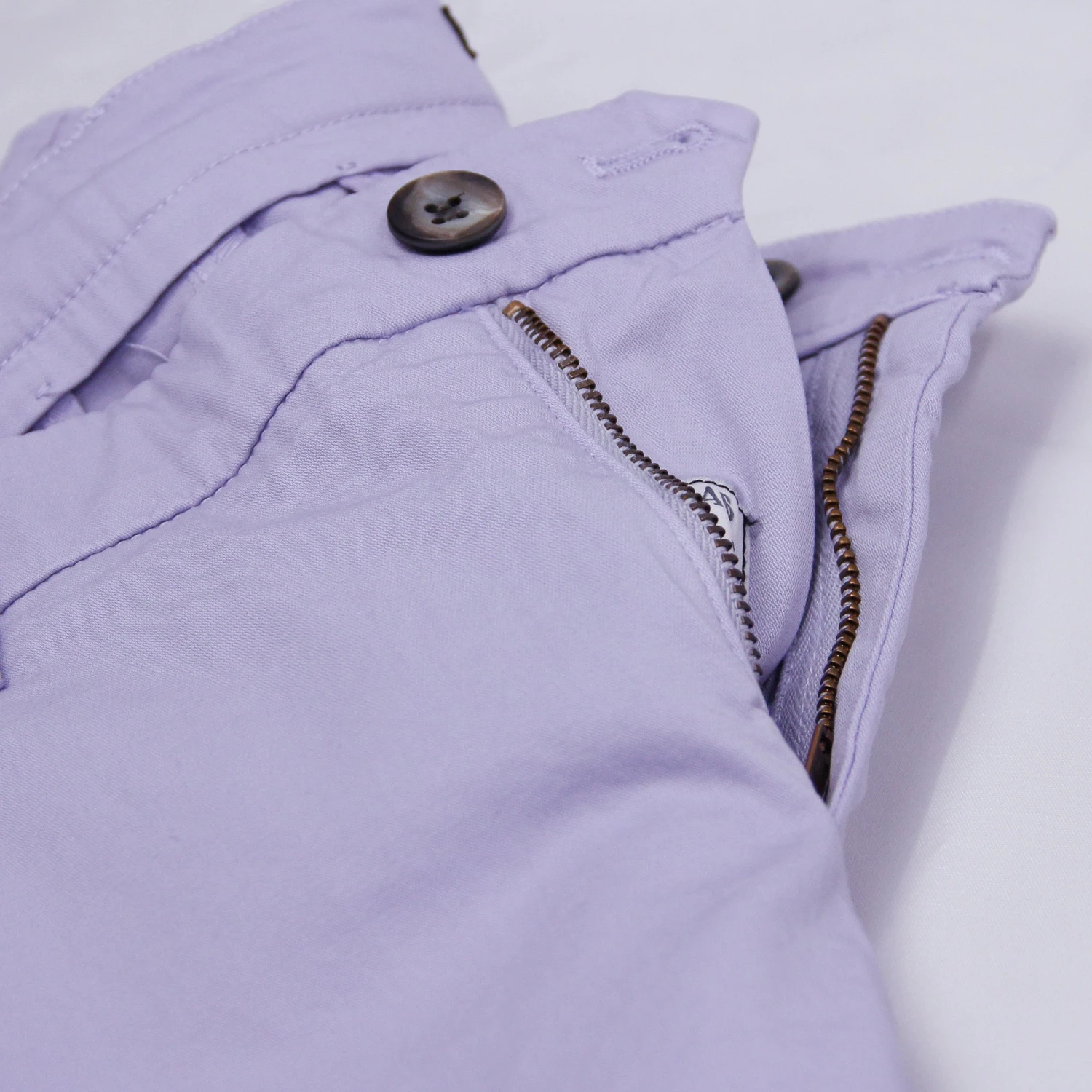 Lilac Stretch Cotton Chino Style Bermuda Shorts - Mason's 10 Lilac Stretch Cotton Chino Style Bermuda Shorts - Mason's - Image 8