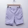 Lilac Stretch Cotton Chino Style Bermuda Shorts - Mason's