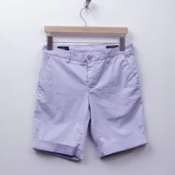 Lilac Stretch Cotton Chino Style Bermuda Shorts - Mason's