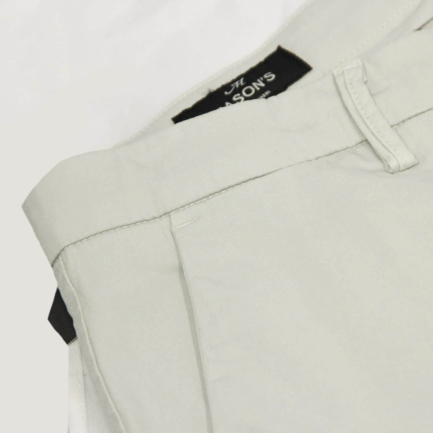Sage Grey Stretch Cotton Bermuda Shorts - Mason's 7 Sage Grey Stretch Cotton Bermuda Shorts - Mason's - Image 5