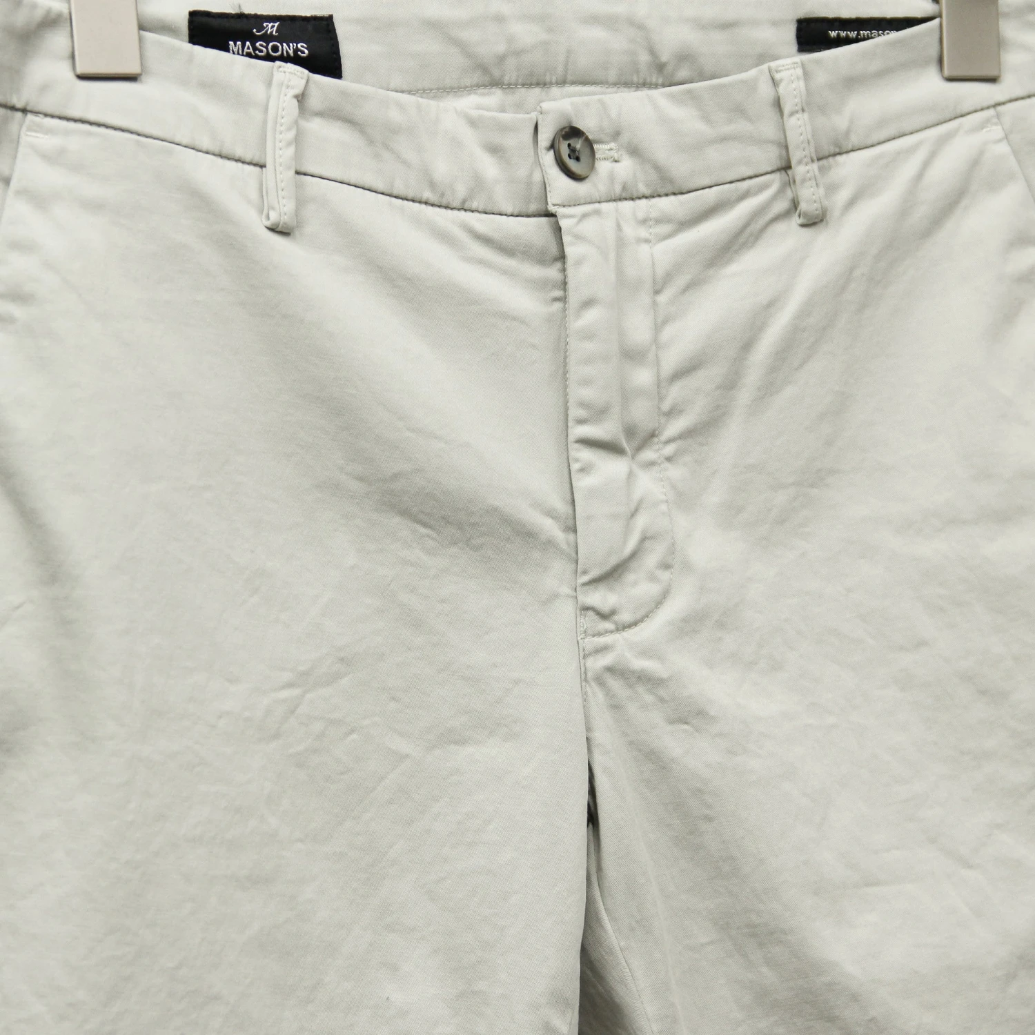 Sage Grey Stretch Cotton Bermuda Shorts - Mason's 8 Sage Grey Stretch Cotton Bermuda Shorts - Mason's - Image 6