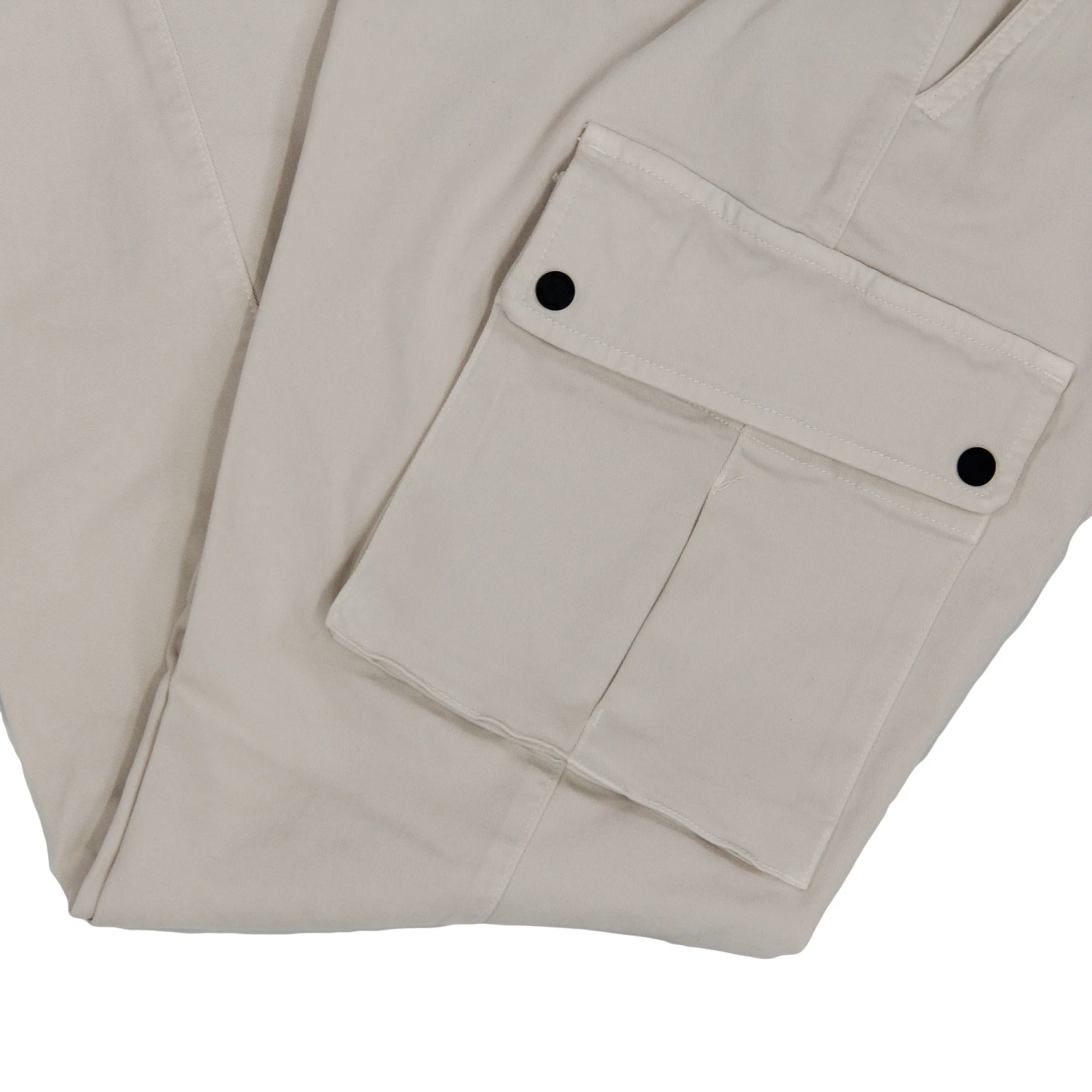 Bone Modal-Cotton Twill Slim Fit Chile Cargo Pant - Mason's 4 Bone Modal-Cotton Twill Slim Fit Chile Cargo Pant - Mason's - Image 2