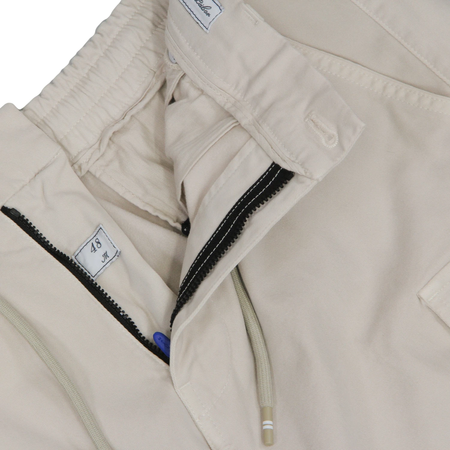 Bone Modal-Cotton Twill Slim Fit Chile Cargo Pant - Mason's 7 Bone Modal-Cotton Twill Slim Fit Chile Cargo Pant - Mason's - Image 5