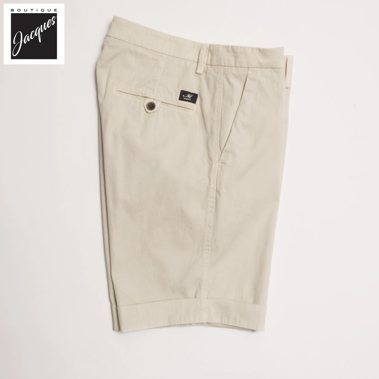 Bone Stretch Cotton Bermuda Shorts - Mason's 4 Bone Stretch Cotton Bermuda Shorts - Mason's - Image 2