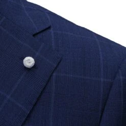 Blue Check Contemporary Fit Suit - Luigi Bianchi Mantova 11 Blue Check Contemporary Fit Suit - Luigi Bianchi Mantova -ETON Store MG 0768
