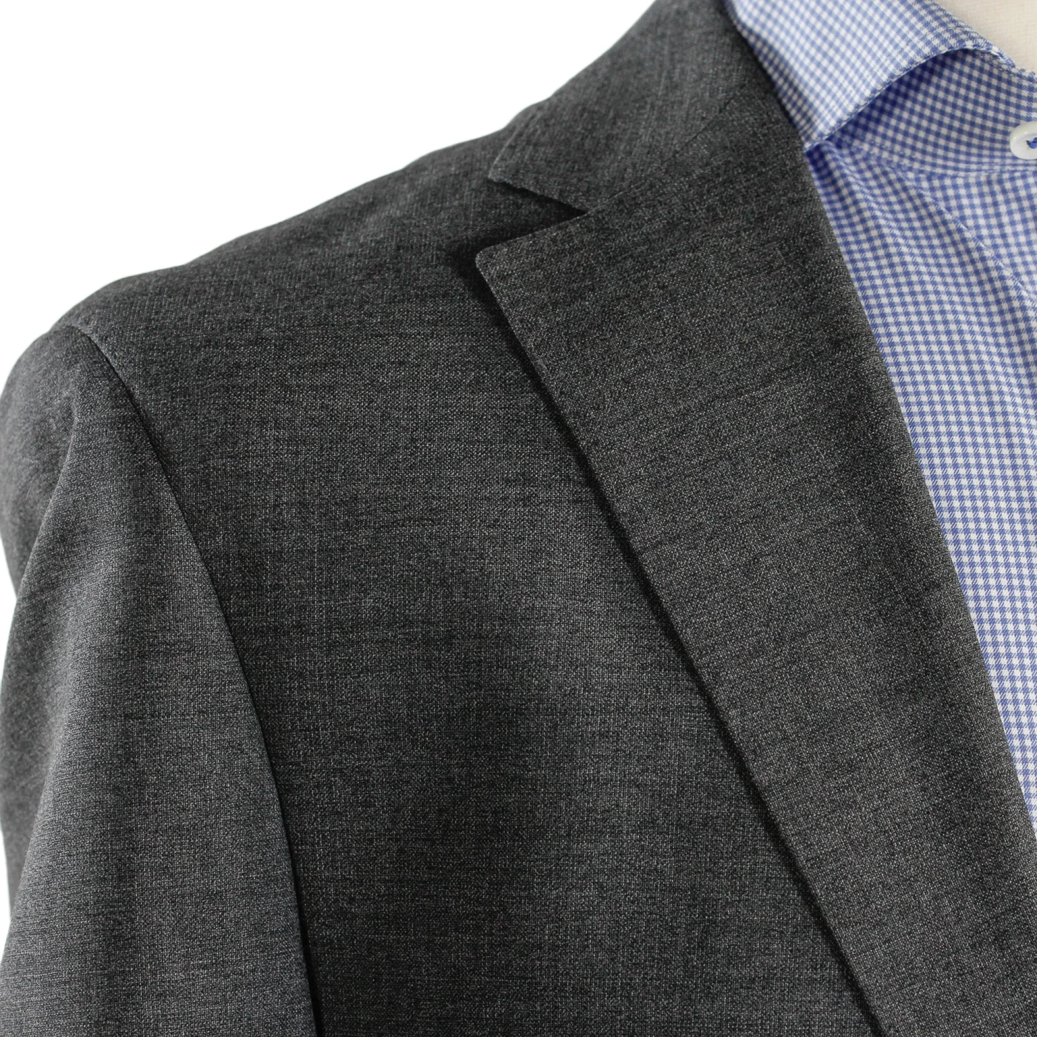 Gray Melange Midland Contemporary Fit Suit - Jack Victor 7 Gray Melange Midland Contemporary Fit Suit - Jack Victor - Image 5