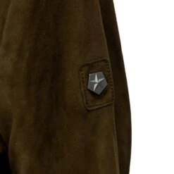 Brown Goat Suede Coat - Milestone -ETON Store MILESTONE LUINO 7