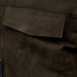 Brown Goat Suede Coat - Milestone -ETON Store MILESTONE LUINO 8