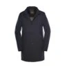 Dark Blue Hektor Raincoat Unlined Overcoat - MooRER 1 Dark Blue Hektor Raincoat Unlined Overcoat - MooRER -ETON Store MOUGI100033TEPA009 U0402 1