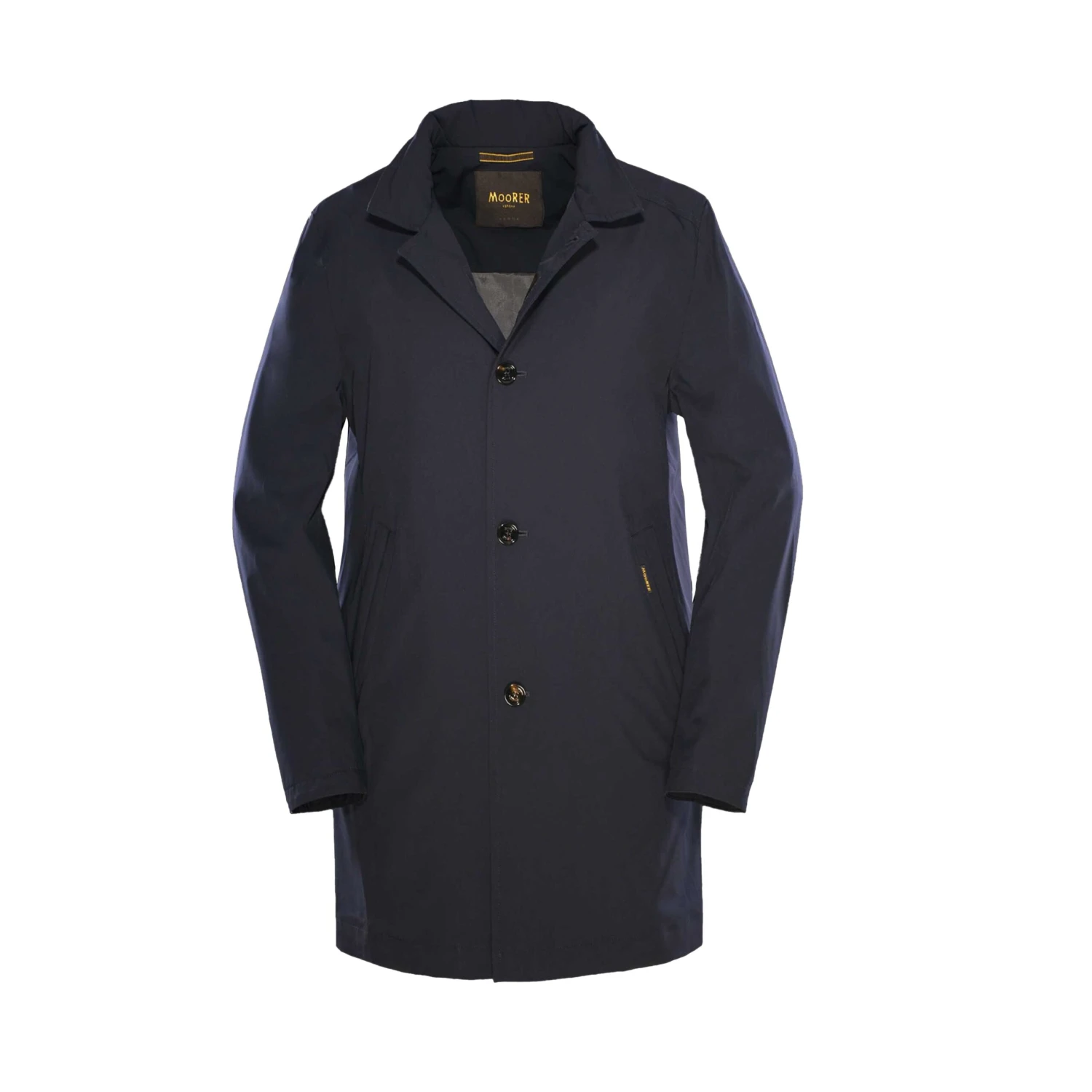 Dark Blue Hektor Raincoat Unlined Overcoat - MooRER 3 Dark Blue Hektor Raincoat Unlined Overcoat - MooRER
