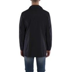 Dark Blue Hektor Raincoat Unlined Overcoat - MooRER 9 Dark Blue Hektor Raincoat Unlined Overcoat - MooRER -ETON Store MOUGI100033TEPA009 U0402 4