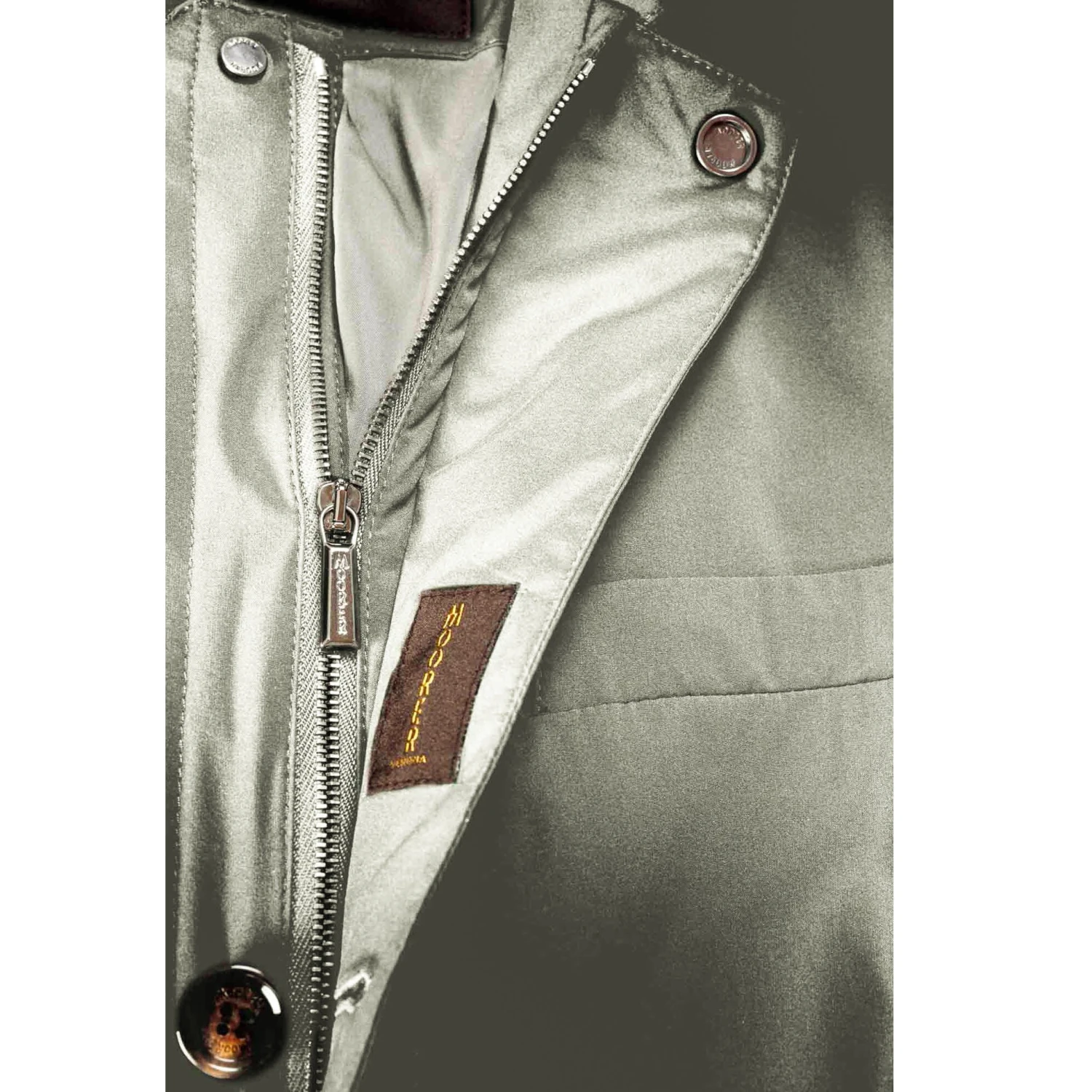 Oyster Tebaldo Water Resistant Transitional Jacket - MooRER 9 Oyster Tebaldo Water Resistant Transitional Jacket - MooRER - Image 7