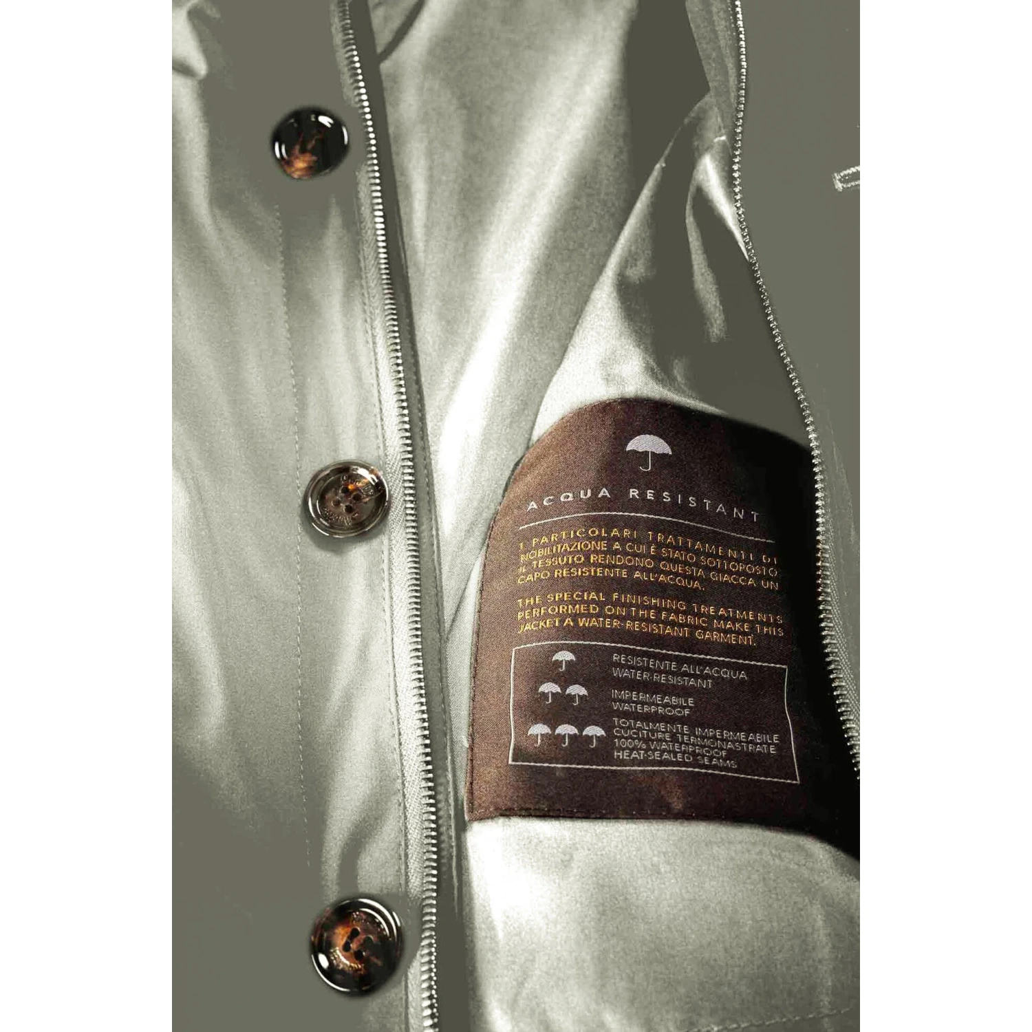 Oyster Tebaldo Water Resistant Transitional Jacket - MooRER 10 Oyster Tebaldo Water Resistant Transitional Jacket - MooRER - Image 8