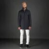 Navy Bracci Water Repellent Goose-Down Overcoat - MooRER